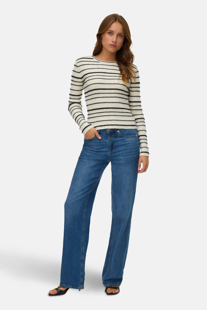 VERO MODA VMVANDA LS O-NECK PULLOVER BOO