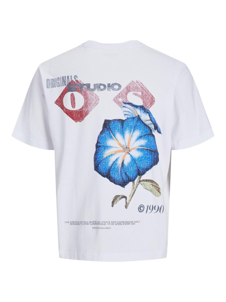 JACK AND JONES JORRETIRO BACK TEE SS CREW NECK SE25