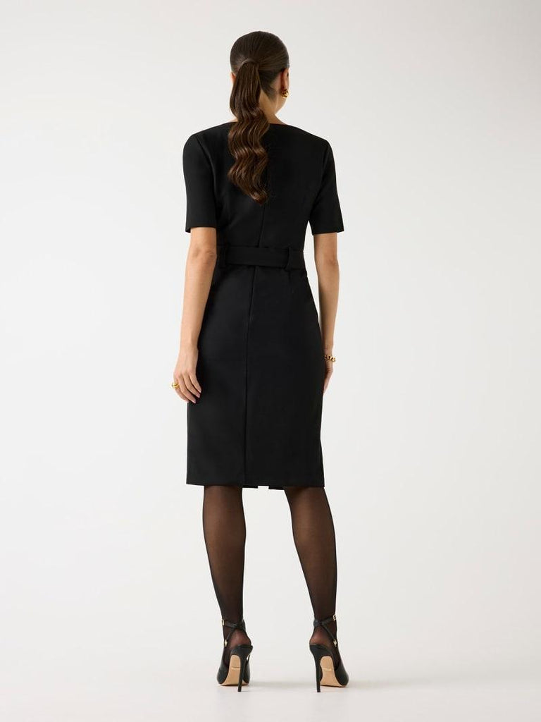 GUESS MARCIANO BESSY SLIM SS MIDI DRESS