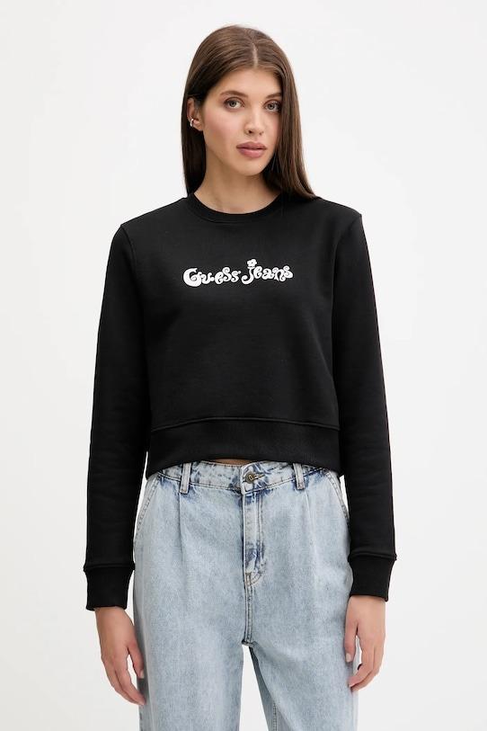 GUESS GJ CN CROPPED FLOWER SWEAT