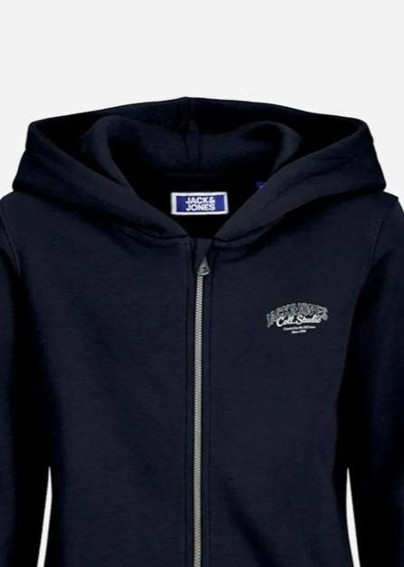 JACK JONES KIDS JJMAKOTO SWEAT ZIP HOOD UB JNR