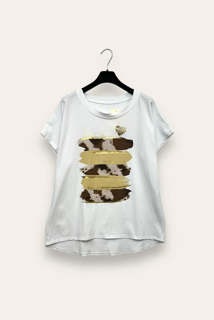 LOVEme T-shirt over stampa orso con berretto the best Bear