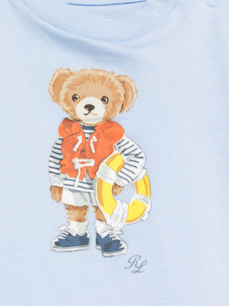 RALPH LAUREN BEAR TEE-KNIT SHIRTS-T-SHIRT