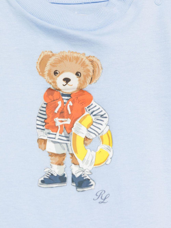 RALPH LAUREN BEAR TEE-KNIT SHIRTS-T-SHIRT