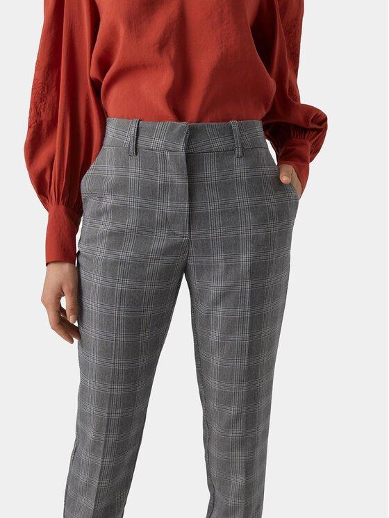 VERO MODA VMMALIN HR TAPERED CHECK PANT