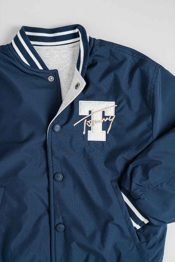 TOMMY HILFIGER REVERSIBLE BOMBER JACKET