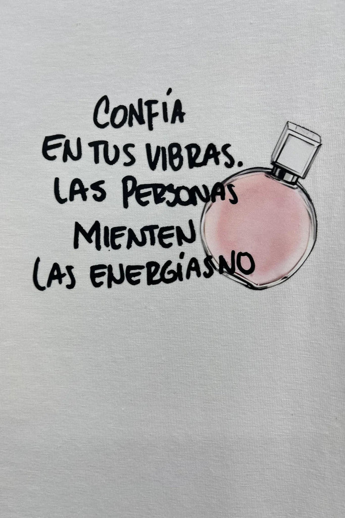 LOVEme T-shirt con scritta 