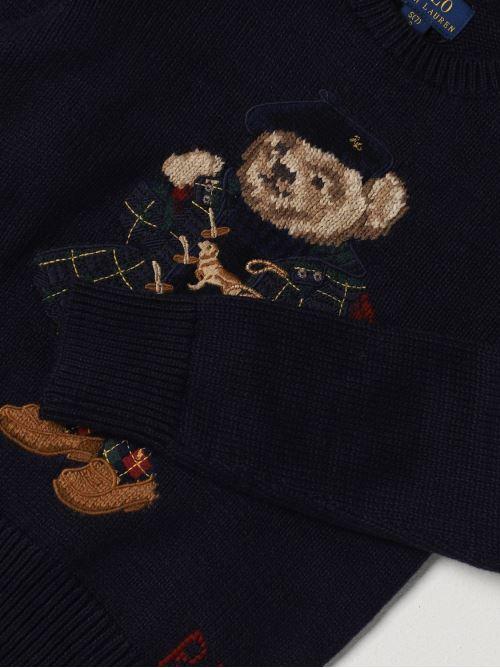 RALPH LAUREN BEAR SWEATER-SWEATER-PULLOVER