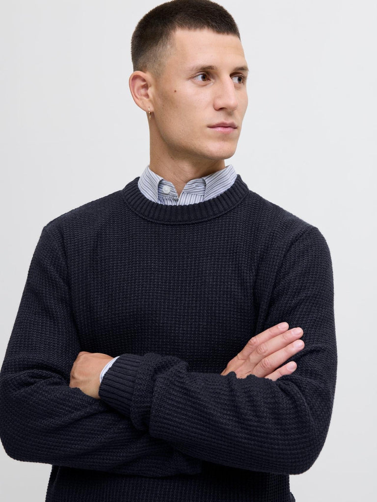 JACK AND JONES JJROY KNIT CREW NECK AW25