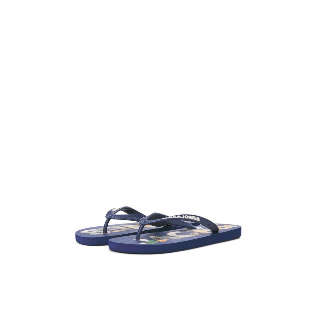 JACK AND JONES JFWLOGO PALM PRINT FLIP FLOP