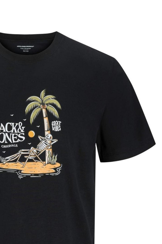 JACK AND JONES JORSKULL COAST TEE SS CREW NECK