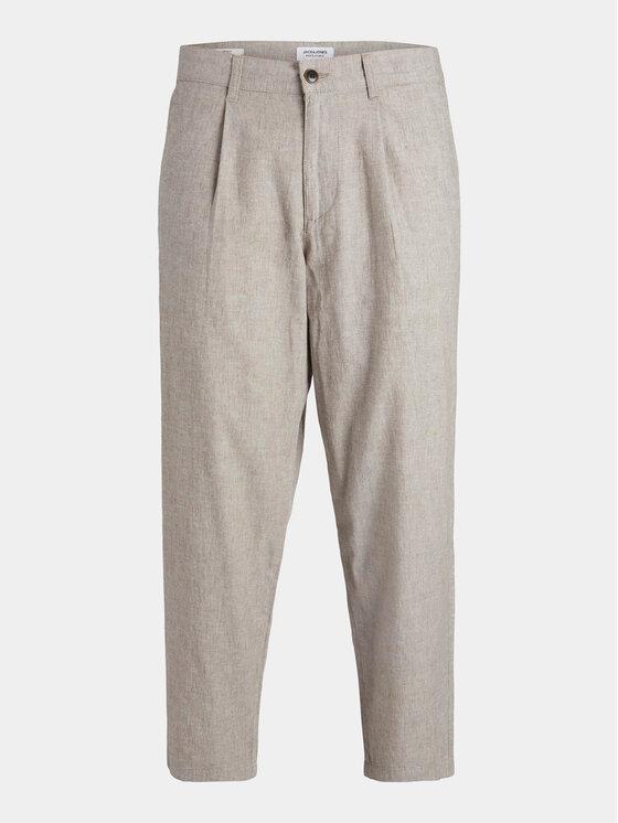 JACK AND JONES JPSTBILL JJDAVE LINEN BLEND TAP. CROP