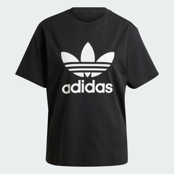 ADIDAS ORIGINALS TREFOIL TEE         BLACK