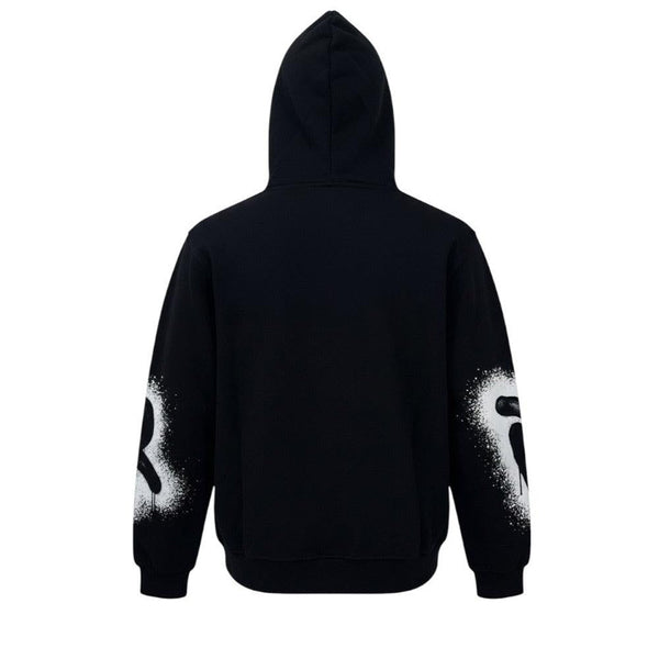 DISCLAIMER MAGLIA BIMBO CON ZIP  IN FELPA CAPPUCCIO