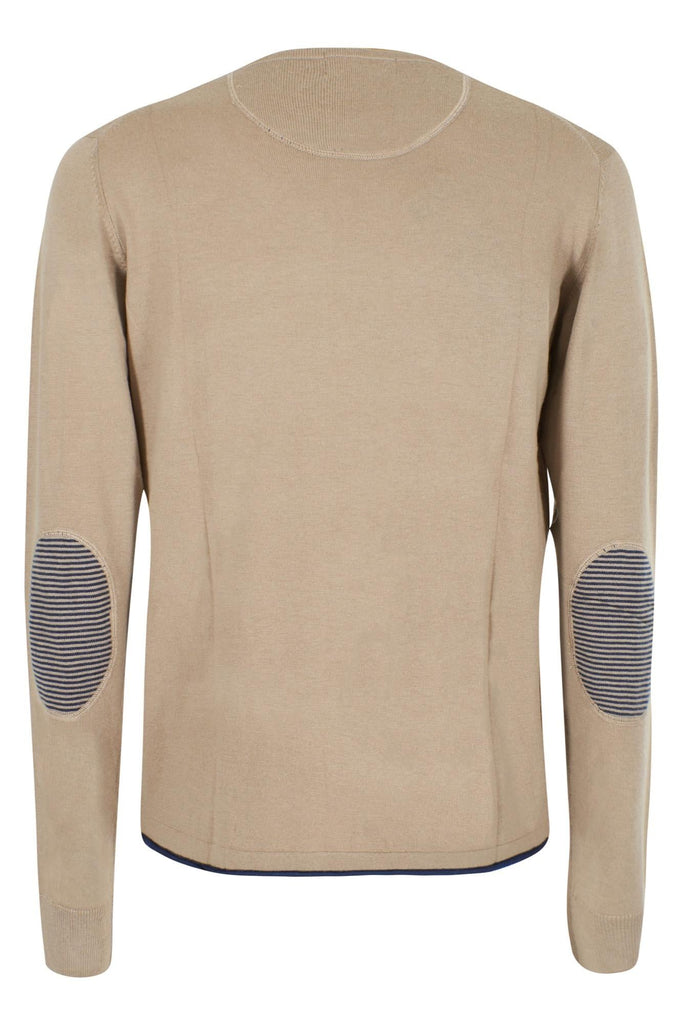 YES ZEE MAGLIA UOMO GIROCOLLO, TOPPE GOMITO
