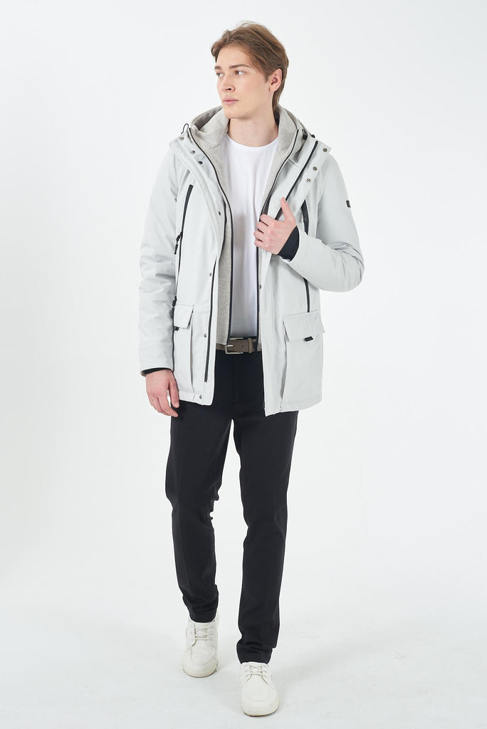 YES ZEE CAPPOTTO UOMO CON TRAPUNTATURA INTERNA