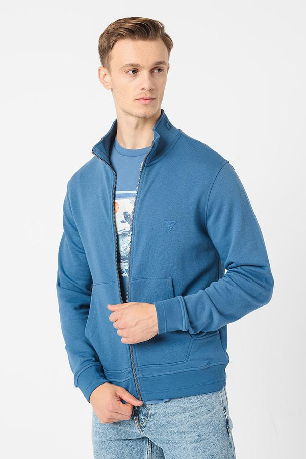 GUESS AL HIGH NECK FULLZIP SWEATSH