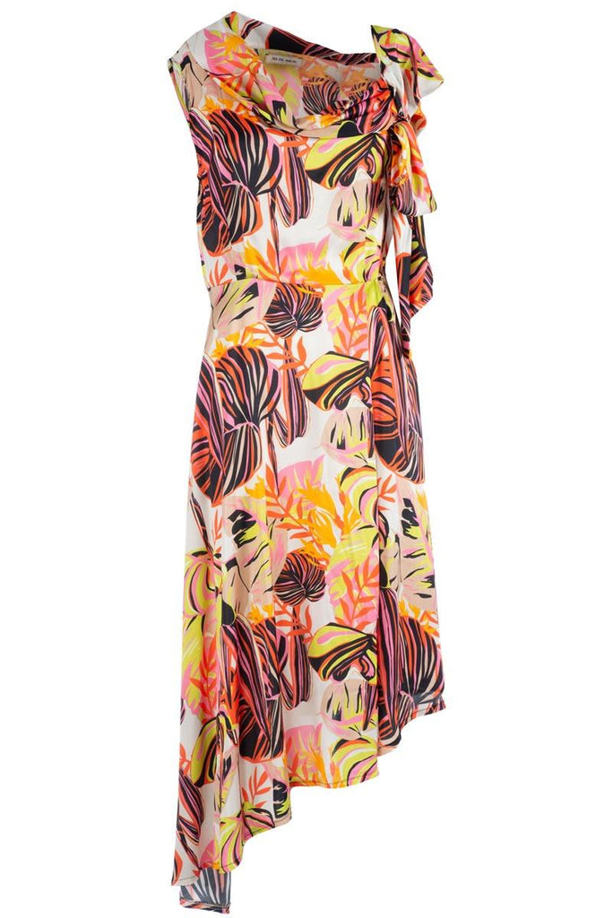 YES ZEE ABITO DONNA LUNGO ASIMMETRICO