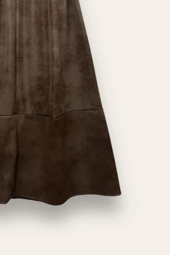 LOVEme Gonna midi in ecopelle cerata