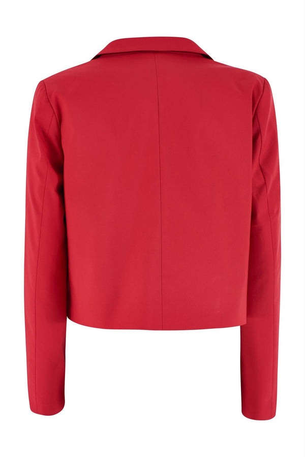 YES ZEE GIACCA CROP DONNA, TASCHE APPLICATE