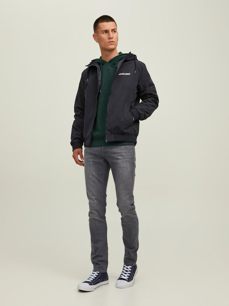 JACK AND JONES JJERUSH HOOD BOMBER NOOS