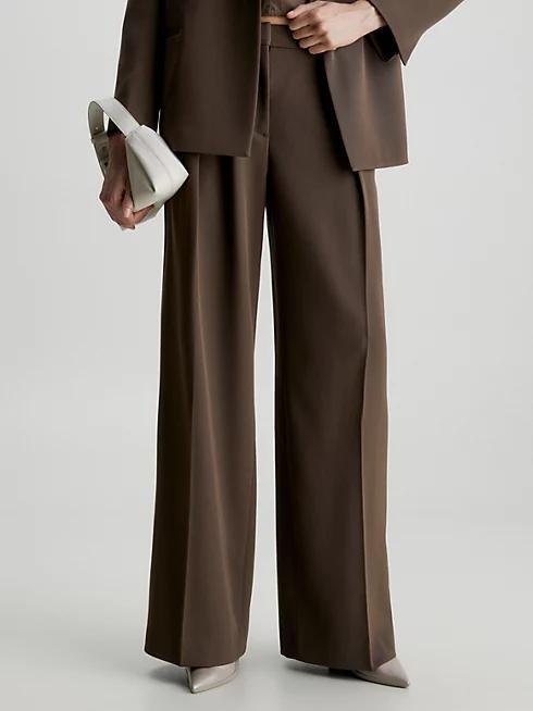 CALVIN KLEIN WOOL TWILL EXTRA WID