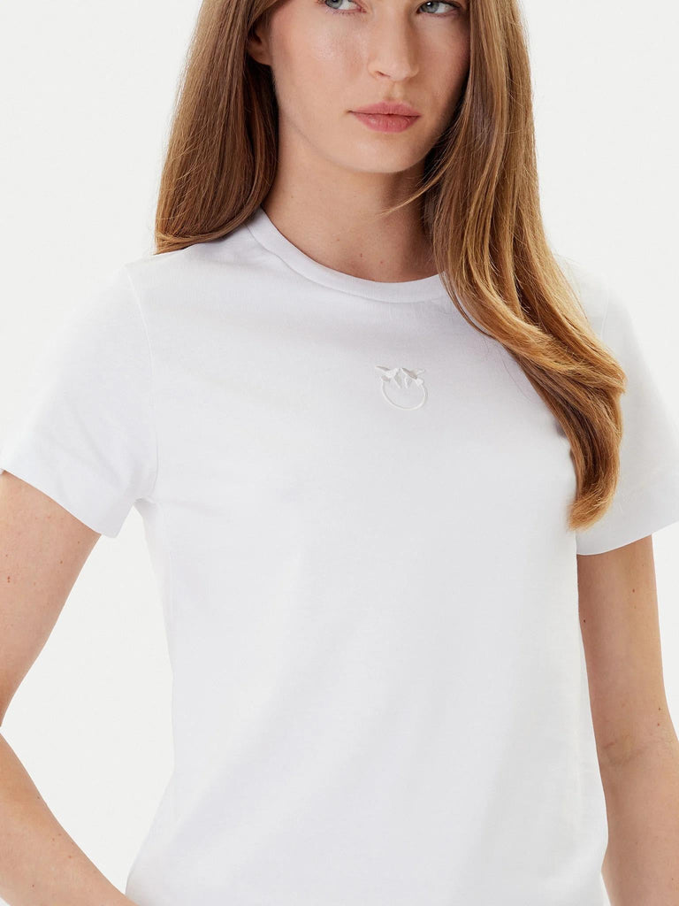 PINKO BUSSOLOTTO T-SHIRT JERSEY PATC
