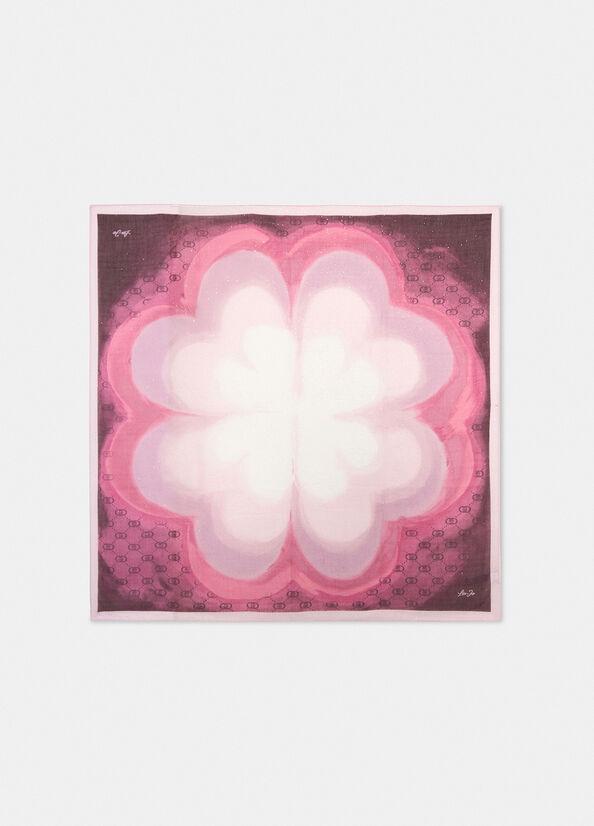 LIU JO ECS FOULARD FOUR LEAVES 120X1