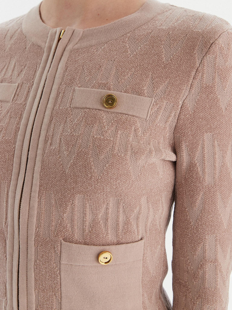 GUESS MARCIANO ADELE LOGO CHENILLE JACKET SWT