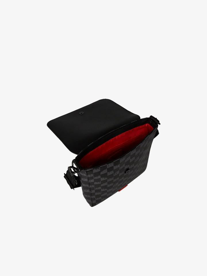 SPRAYGROUND DRIP CHECK SHARK MESSENGERSLING