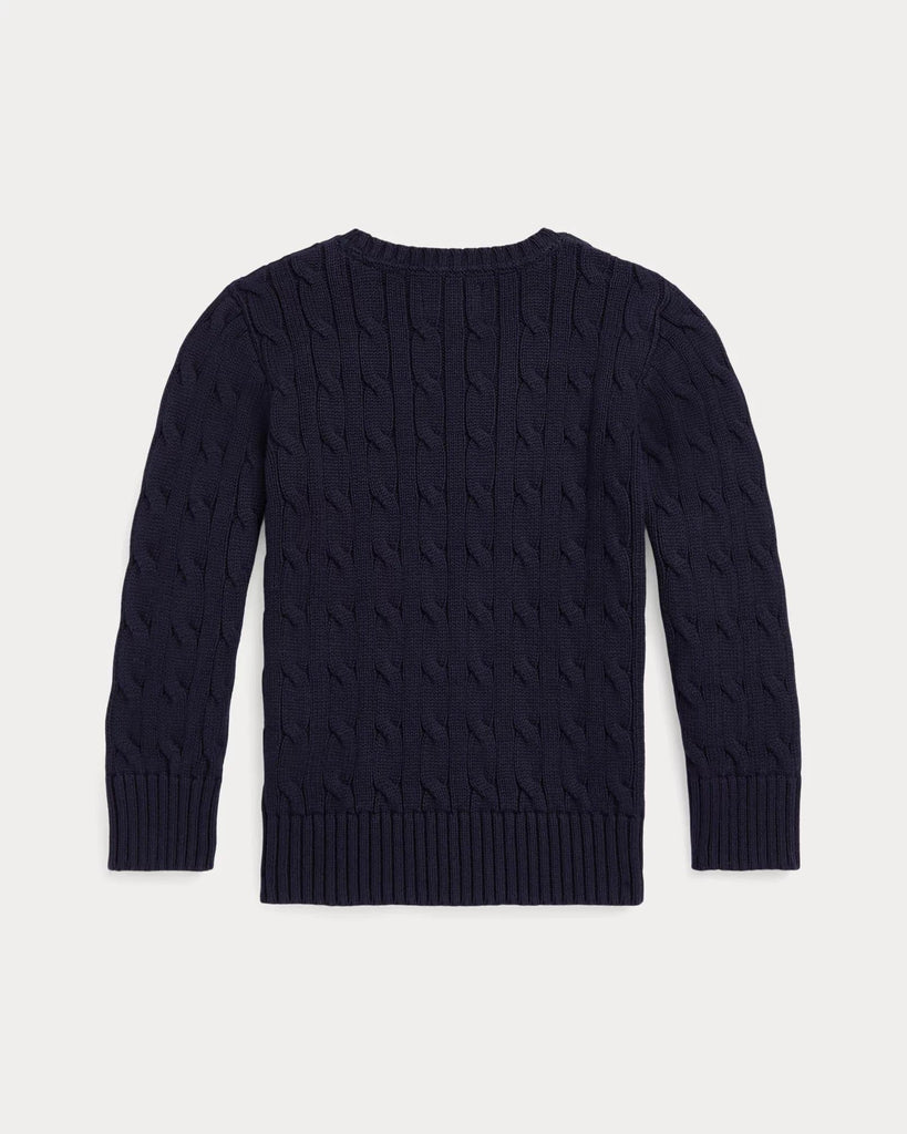 RALPH LAUREN LS CABLE CN-TOPS-SWEATER