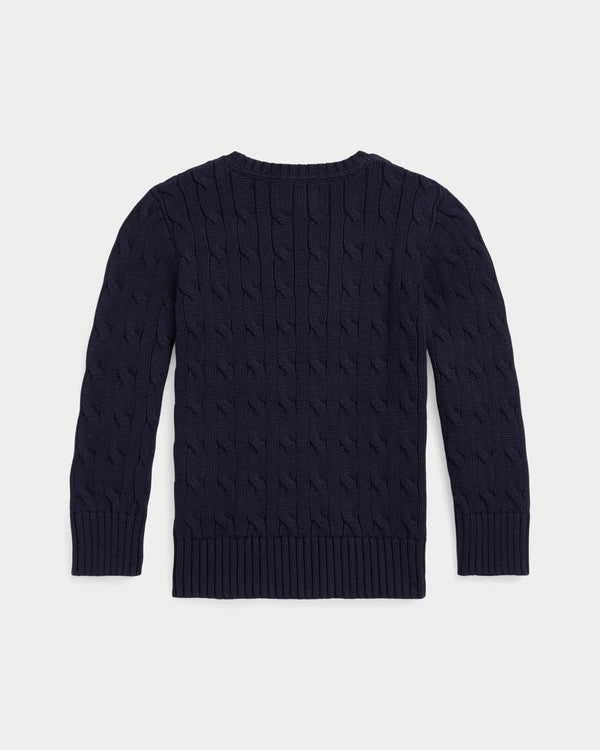 RALPH LAUREN LS CABLE CN-TOPS-SWEATER
