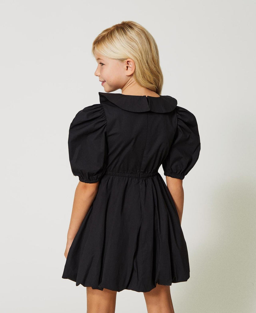 TWINSET ABITO M/C CON DETTAGLIO SPILLA FIOCCO