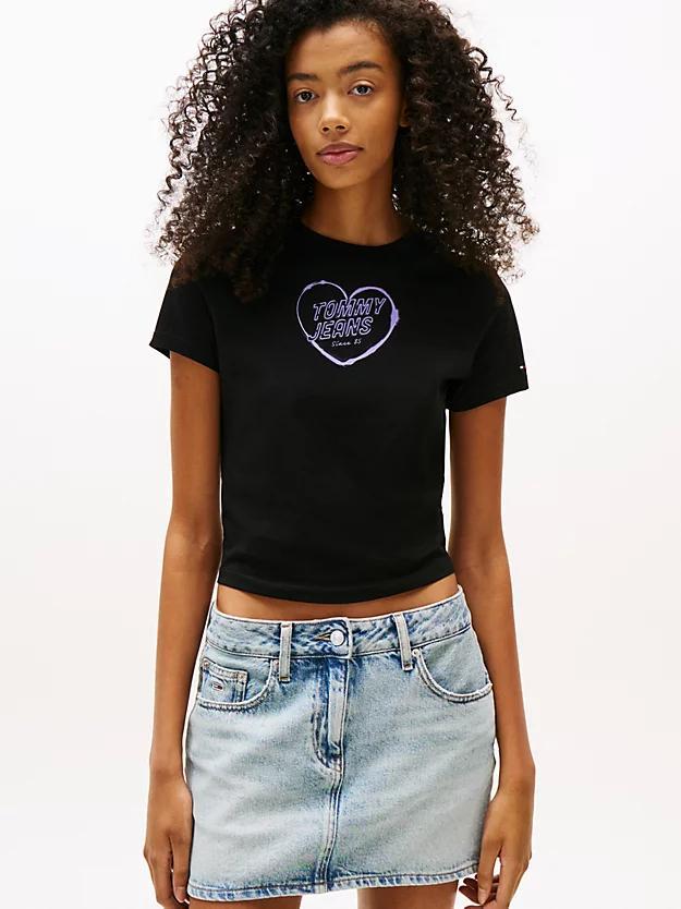 TOMMY JEANS TJW SLIM SH HEART TE