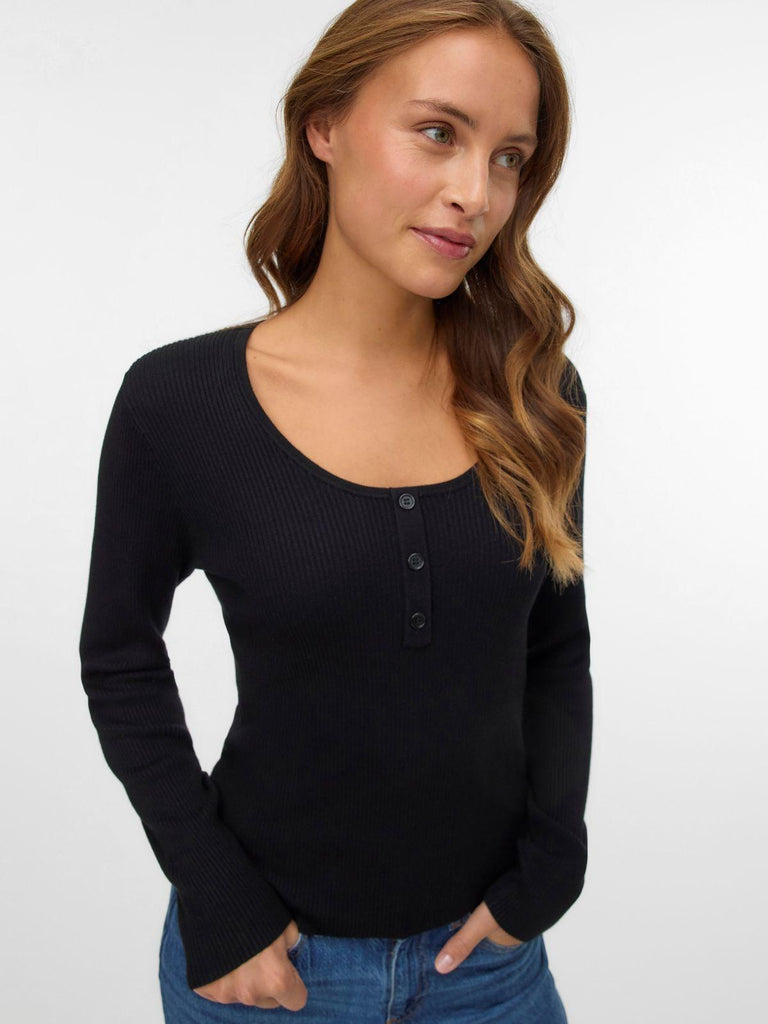 VERO MODA VMWILLOW LS U-NECK PULLOVER BOO