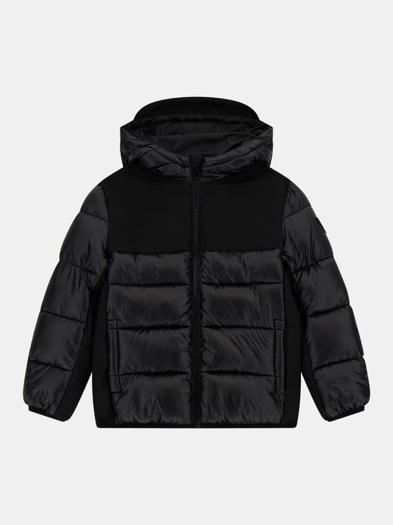 GUESS HOODED PADDED LS JACKET W/ZIP