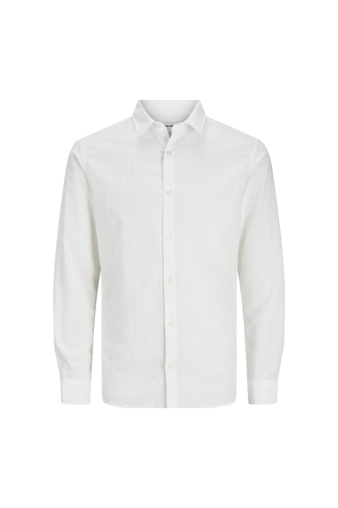 JACK JONES KIDS JJEBREEZE LINEN BLEND SHIRT LS SN JNR