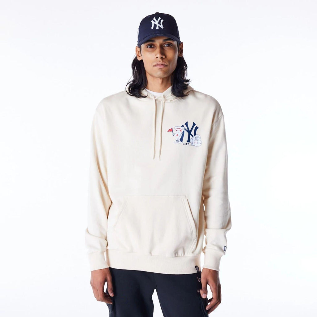 NEW ERA MLB FOOD GRPHC OS HOODIE NEYYAN  LTCNVY