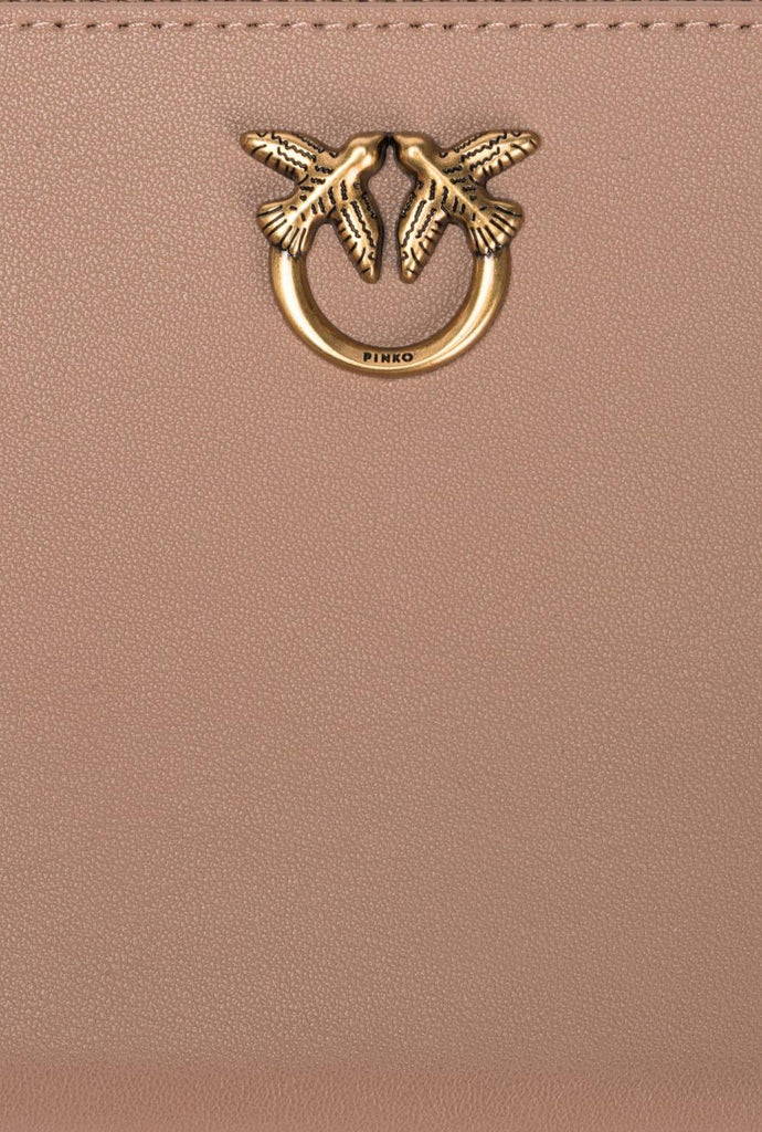 PINKO RYDER ZIP AROUND VITELLO SETA