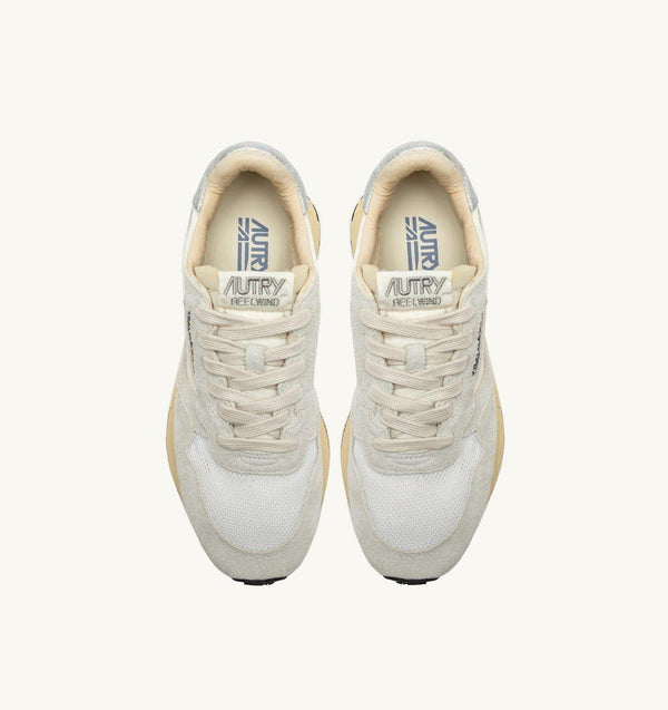 AUTRY Sneakers Reelwind multicolor in tessuto e pelle scamosciata