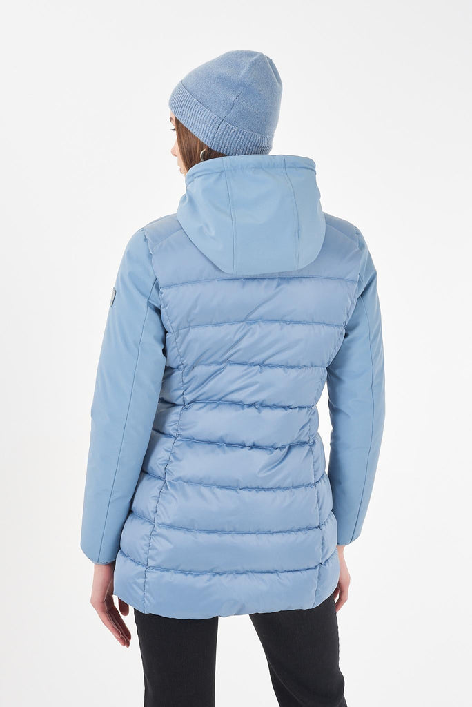 YES ZEE CAPPOTTO DONNA TRAPUNTATO,FINTO GILET STACCABIL