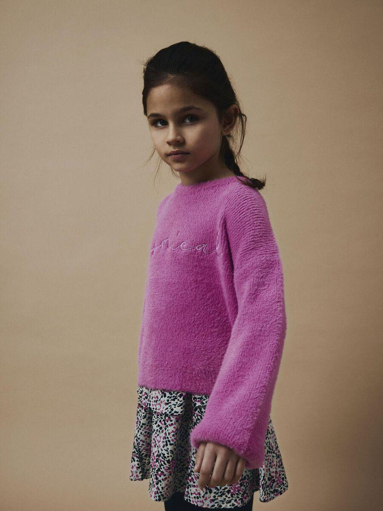 NAME.IT NKFNIRILIS LS SHORT BOXY KNIT