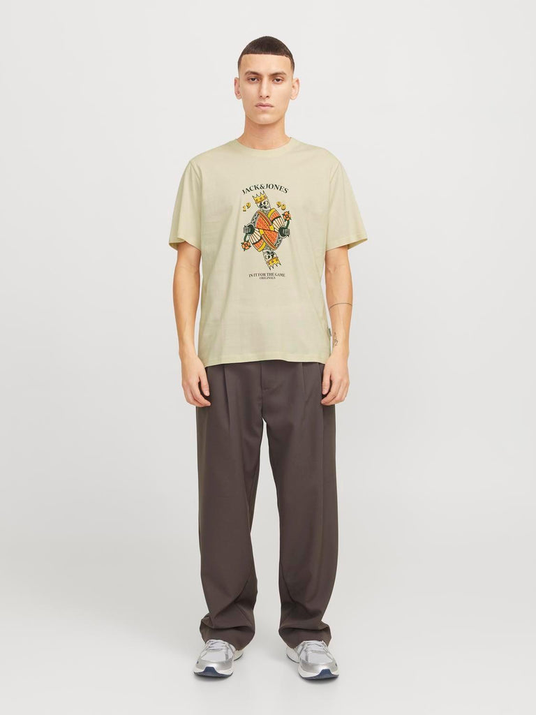 JACK AND JONES JORANATOMY SKULL TEE SS CREW NECK SN