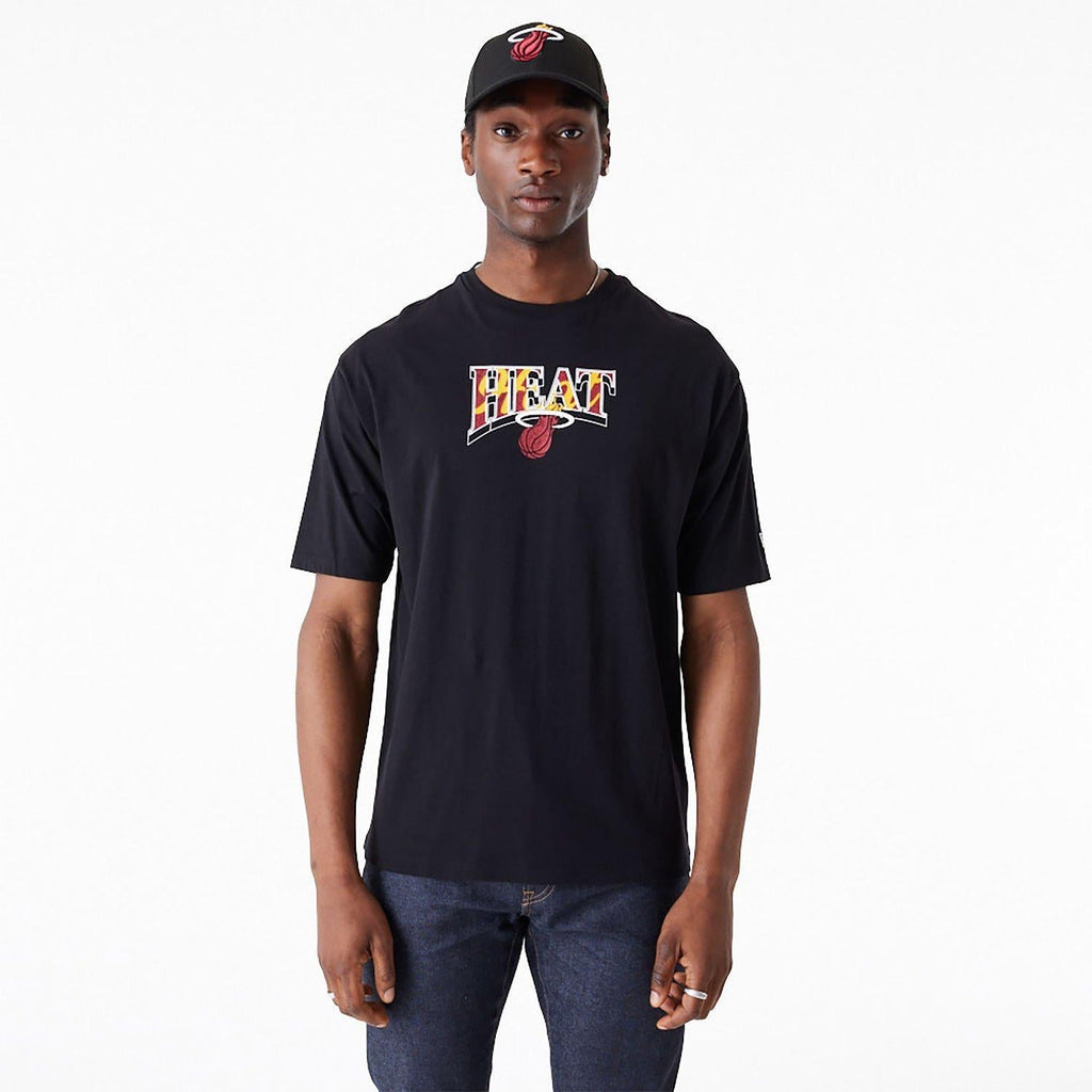 NEW ERA NBA CHAMPIONSHIP OS TEE MIAHEA  BLKPNR