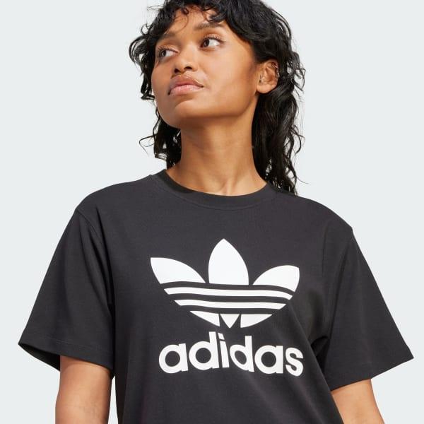 ADIDAS ORIGINALS TREFOIL TEE         BLACK