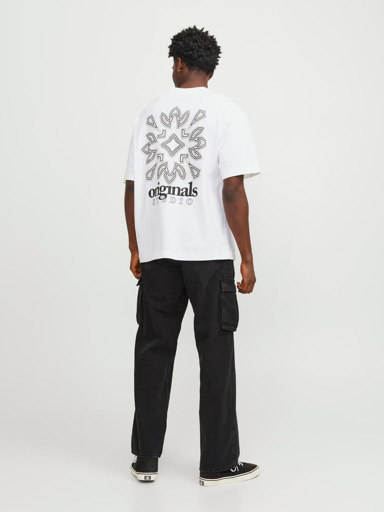 JACK AND JONES JORBARI BACK TEE SS CREW NECK