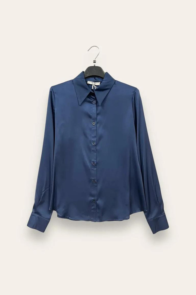 LOVEme Camicia sciancrata in raso