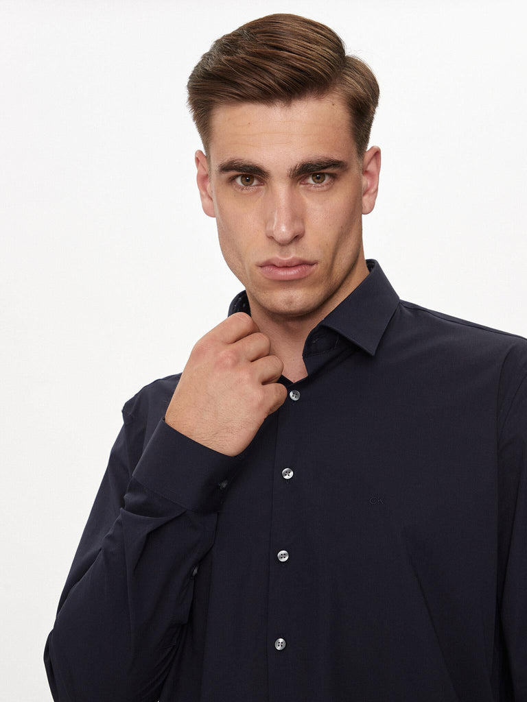 CALVIN KLEIN POPLIN CONTRAST PRIN