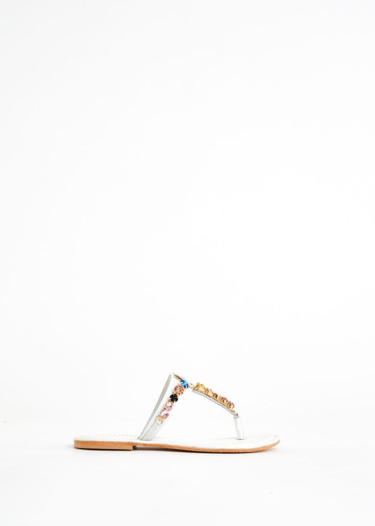 GAUDI SANDALO FLAT BICE LEATHER