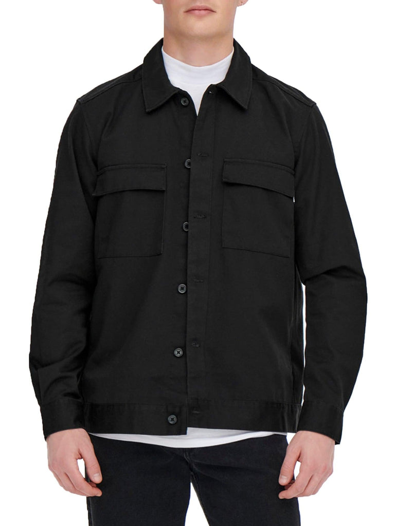 ONLY&SONS ONSTOBY LS POCKET OVERSHIRT